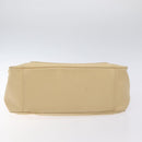 BURBERRY Blue Label Tote Bag Canvas Beige Silver Auth bs27139-5