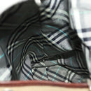 BURBERRY Blue Label Tote Bag Canvas Beige Silver Auth bs27140-17