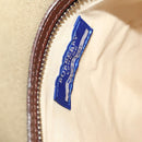 BURBERRY Blue Label Tote Bag Canvas Beige Silver Auth bs27140-19