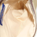 BURBERRY Blue Label Tote Bag Canvas Beige Silver Auth bs27140-20