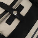 BURBERRY Black Label Shoulder Bag Canvas White Silver Auth bs27141-18