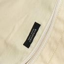 BURBERRY Black Label Shoulder Bag Canvas White Silver Auth bs27141-19