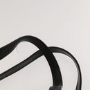 BURBERRY Black Label Shoulder Bag Canvas White Silver Auth bs27141-8