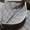 BURBERRY Blue Label Shoulder Bag Leather White Gold Auth bs27142-19