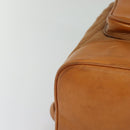 CHANEL Matelasse Backpack Canvas Leather Brown Gold CC Auth bs27149-11