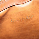 CHANEL Matelasse Backpack Canvas Leather Brown Gold CC Auth bs27149-16