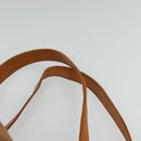 CHANEL Matelasse Backpack Canvas Leather Brown Gold CC Auth bs27149-8