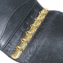 CHANEL Agenda Day Planner Cover Enamel Black CC Auth bs27152-17