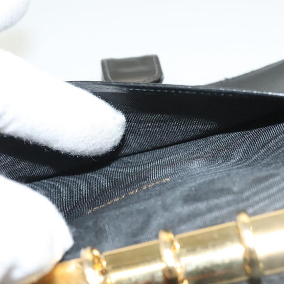 CHANEL Agenda Day Planner Cover Enamel Black CC Auth bs27152