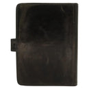 CHANEL Agenda Day Planner Cover Enamel Black CC Auth bs27152-2