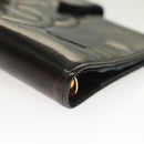 CHANEL Agenda Day Planner Cover Enamel Black CC Auth bs27152-7