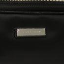 BURBERRY Clutch Bag Nylon Black Silver Auth bs27160-9