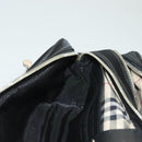 BURBERRY Clutch Bag Nylon Black Silver Auth bs27160-20