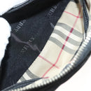 BURBERRY Clutch Bag Nylon Black Silver Auth bs27160-12