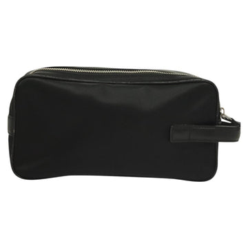 BURBERRY Clutch Bag Nylon Black Silver Auth bs27160 - 0