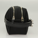 BURBERRY Clutch Bag Nylon Black Silver Auth bs27160-4