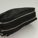 BURBERRY Clutch Bag Nylon Black Silver Auth bs27160-5