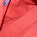 BURBERRY Blue Label Tote Bag Canvas Red Silver Auth bs27161-12