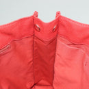 BURBERRY Blue Label Tote Bag Canvas Red Silver Auth bs27161-17