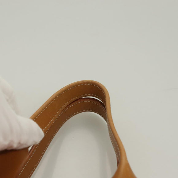 BURBERRY Blue Label Tote Bag Canvas Red Silver Auth bs27161