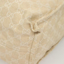 GUCCI GG Canvas Museum Hand Bag Beige 283411 Auth bs27162-15