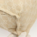 GUCCI GG Canvas Museum Hand Bag Beige 283411 Auth bs27162-9