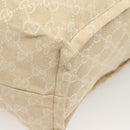 GUCCI GG Canvas Museum Hand Bag Beige 283411 Auth bs27162-16