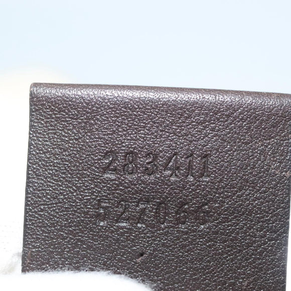 GUCCI GG Canvas Museum Hand Bag Beige 283411 Auth bs27162