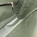 Burberrys Shoulder Bag Canvas Khaki Gold Auth bs27167-17