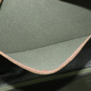 Burberrys Shoulder Bag Canvas Khaki Gold Auth bs27167-19