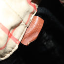 Burberrys Nova Check Shoulder Bag Nylon Beige Gold Auth bs27168-11