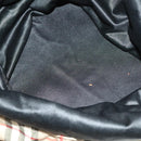 Burberrys Nova Check Shoulder Bag Nylon Beige Gold Auth bs27168-12