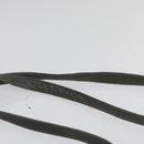 BALLY Shoulder Bag Leather Gray Gold Auth bs27172-8