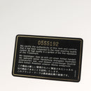 CHANEL Chain Shoulder Bag Enamel Black Gold CC Auth bs27175-23