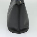 FENDI Peek A Boo Essentially Iconic Bag Leather 2way Gray Silver Auth bs27179-3