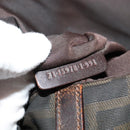 FENDI Zucca Canvas Tote Bag Nylon Brown Black Auth bs27180-12