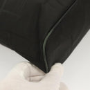 Salvatore Ferragamo Shoulder Bag Nylon Black Silver Auth bs27182-10