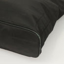 Salvatore Ferragamo Shoulder Bag Nylon Black Silver Auth bs27182-11