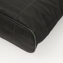 Salvatore Ferragamo Shoulder Bag Nylon Black Silver Auth bs27182-13