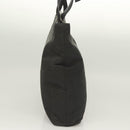 Salvatore Ferragamo Shoulder Bag Nylon Black Silver Auth bs27182-5