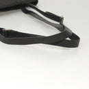 Salvatore Ferragamo Shoulder Bag Nylon Black Silver Auth bs27182-7