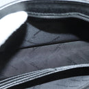 Salvatore Ferragamo Clutch Bag Leather Black Gold Auth bs27183-10