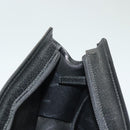 Salvatore Ferragamo Clutch Bag Leather Black Gold Auth bs27183-18