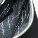Salvatore Ferragamo Hand Bag Nylon Black Silver Auth bs27184-19