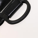Salvatore Ferragamo Hand Bag Nylon Black Silver Auth bs27184-7