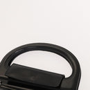 Salvatore Ferragamo Hand Bag Nylon Black Silver Auth bs27184-8