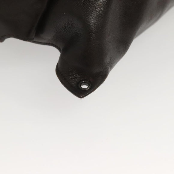 BOTTEGA VENETA INTRECCIATO Waist Bag Leather Brown Auth bs27185