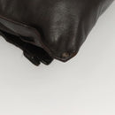 BOTTEGA VENETA INTRECCIATO Waist Bag Leather Brown Auth bs27185-12