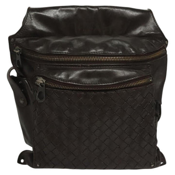 BOTTEGA VENETA INTRECCIATO Waist Bag Leather Brown Auth bs27185 - 0