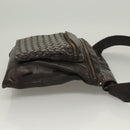 BOTTEGA VENETA INTRECCIATO Waist Bag Leather Brown Auth bs27185-4